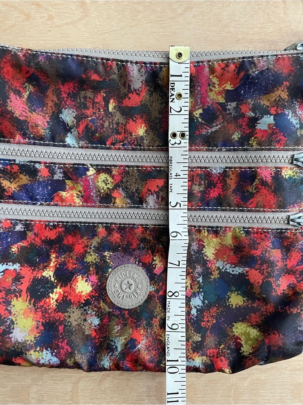KIPLING Nylon Multi-Color Pattern Crossbody Bag - Picture 10 of 12